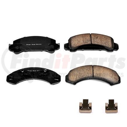 17-249 by POWERSTOP BRAKES - Z17 EVOLUTION CERAMIC BRAKE PADS W/ HARDWARE