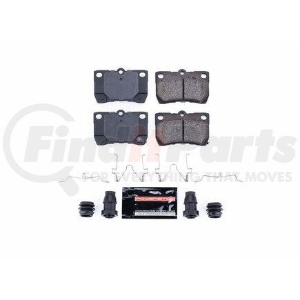 Z231113 by POWERSTOP BRAKES - Z23 EVOLUTION SPORT CARBON-FIBER BRAKE PADS W/ HARDWARE