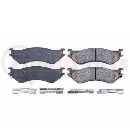 17-702A by POWERSTOP BRAKES - Z17 EVOLUTION CERAMIC BRAKE PADS W/ HARDWARE