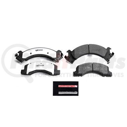 Z36546 by POWERSTOP BRAKES - Z36 TRUCK & TOW CARBON-FIBER CERAMIC BRAKE PADS W/ HARDWARE