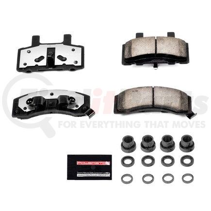 Z36-370 by POWERSTOP BRAKES - Z36 TRUCK & TOW CARBON-FIBER CERAMIC BRAKE PADS W/ HARDWARE