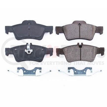 17-986 by POWERSTOP BRAKES - Z17 EVOLUTION CERAMIC BRAKE PADS W/ HARDWARE