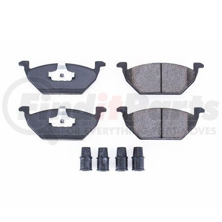 17-768 by POWERSTOP BRAKES - Z17 EVOLUTION CERAMIC BRAKE PADS W/ HARDWARE