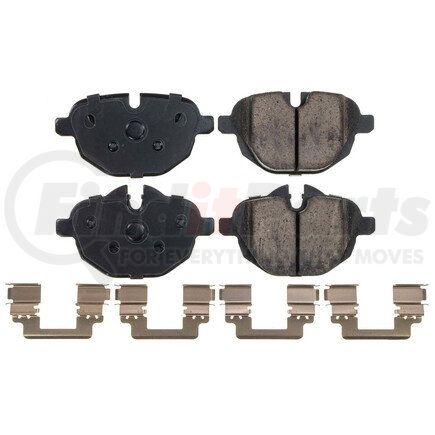 17-1473 by POWERSTOP BRAKES - Z17 EVOLUTION CERAMIC BRAKE PADS W/ HARDWARE