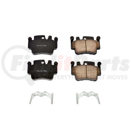 17-917 by POWERSTOP BRAKES - Z17 EVOLUTION CERAMIC BRAKE PADS W/ HARDWARE