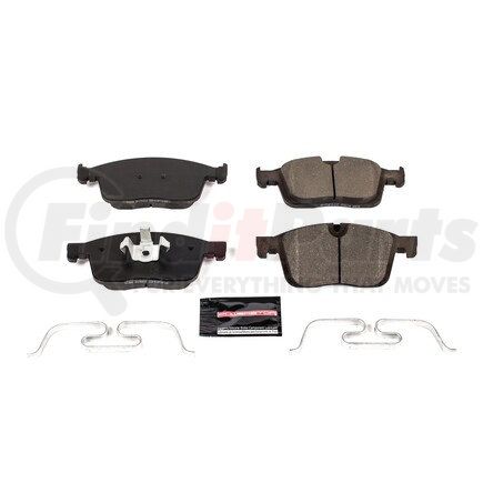 Z231866 by POWERSTOP BRAKES - Z23 EVOLUTION SPORT CARBON-FIBER BRAKE PADS W/ HARDWARE