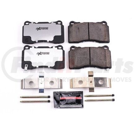 Z261001 by POWERSTOP BRAKES - Z26 STREET PERFORMANCE CARBON-FIBER CERAMIC BRAKE PADS W/ HARDWARE