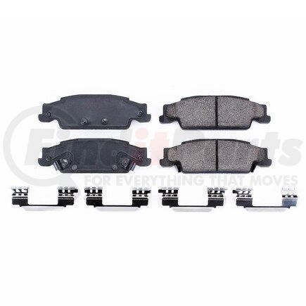 17-922 by POWERSTOP BRAKES - Z17 EVOLUTION CERAMIC BRAKE PADS W/ HARDWARE