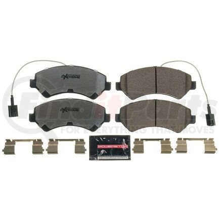 Z36-1540 by POWERSTOP BRAKES - Z36 TRUCK & TOW CARBON-FIBER CERAMIC BRAKE PADS W/ HARDWARE