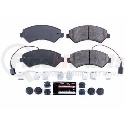 Z231540A by POWERSTOP BRAKES - Z23 EVOLUTION SPORT CARBON-FIBER BRAKE PADS W/ HARDWARE