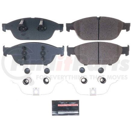 Z231549 by POWERSTOP BRAKES - Z23 EVOLUTION SPORT CARBON-FIBER BRAKE PADS W/ HARDWARE