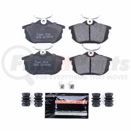 Z23838 by POWERSTOP BRAKES - Z23 EVOLUTION SPORT CARBON-FIBER BRAKE PADS W/ HARDWARE