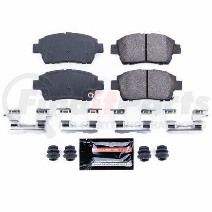 Z23-822 by POWERSTOP BRAKES - Z23 EVOLUTION SPORT CARBON-FIBER BRAKE PADS W/ HARDWARE