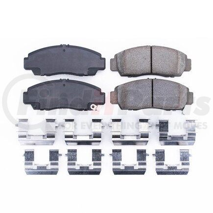 17-787 by POWERSTOP BRAKES - Z17 EVOLUTION CERAMIC BRAKE PADS W/ HARDWARE