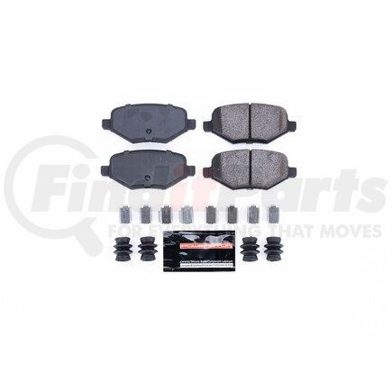 Z231754 by POWERSTOP BRAKES - Z23 EVOLUTION SPORT CARBON-FIBER BRAKE PADS W/ HARDWARE