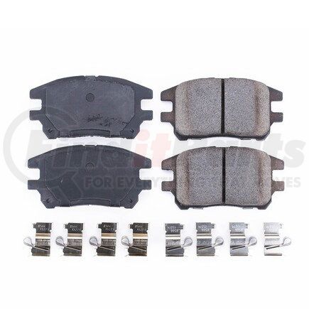 17-930 by POWERSTOP BRAKES - Z17 EVOLUTION CERAMIC BRAKE PADS W/ HARDWARE