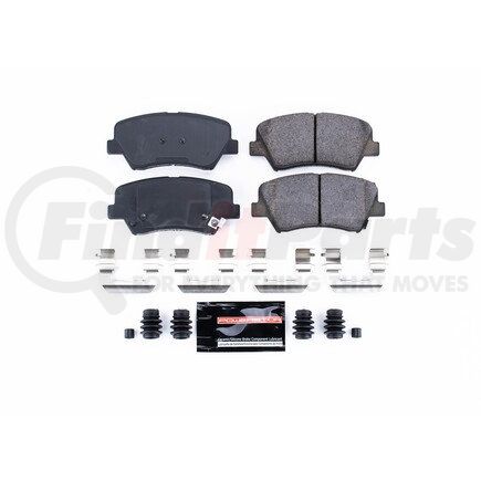 Z231543 by POWERSTOP BRAKES - Z23 EVOLUTION SPORT CARBON-FIBER BRAKE PADS W/ HARDWARE