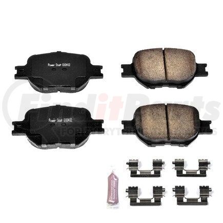 Z23817 by POWERSTOP BRAKES - Z23 EVOLUTION SPORT CARBON-FIBER BRAKE PADS W/ HARDWARE