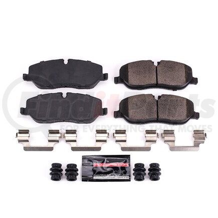 Z231098 by POWERSTOP BRAKES - Z23 EVOLUTION SPORT CARBON-FIBER BRAKE PADS W/ HARDWARE