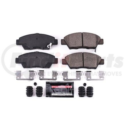 Z231394 by POWERSTOP BRAKES - Z23 EVOLUTION SPORT CARBON-FIBER BRAKE PADS W/ HARDWARE