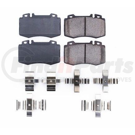 17-847 by POWERSTOP BRAKES - Z17 EVOLUTION CERAMIC BRAKE PADS W/ HARDWARE