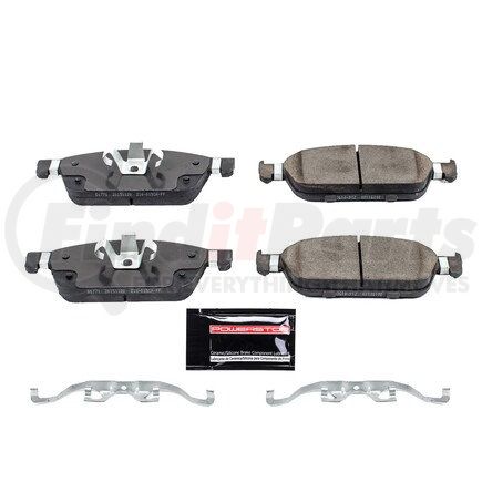 Z231771 by POWERSTOP BRAKES - Z23 EVOLUTION SPORT CARBON-FIBER BRAKE PADS W/ HARDWARE