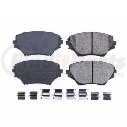 17-862 by POWERSTOP BRAKES - Z17 EVOLUTION CERAMIC BRAKE PADS W/ HARDWARE