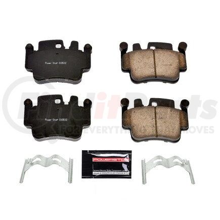 Z23917 by POWERSTOP BRAKES - Z23 EVOLUTION SPORT CARBON-FIBER BRAKE PADS W/ HARDWARE