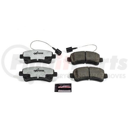 Z36-1746 by POWERSTOP BRAKES - Z36 TRUCK & TOW CARBON-FIBER CERAMIC BRAKE PADS W/ HARDWARE