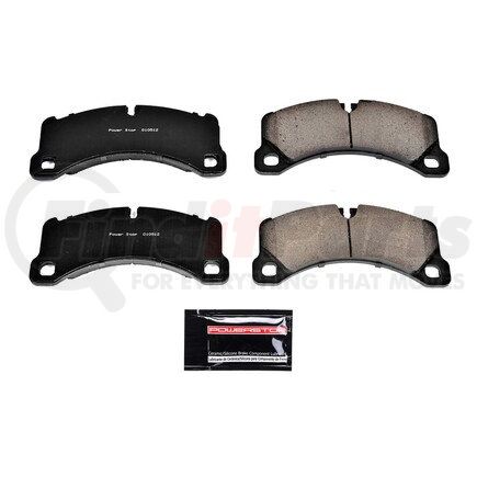 Z231452 by POWERSTOP BRAKES - Z23 EVOLUTION SPORT CARBON-FIBER BRAKE PADS W/ HARDWARE