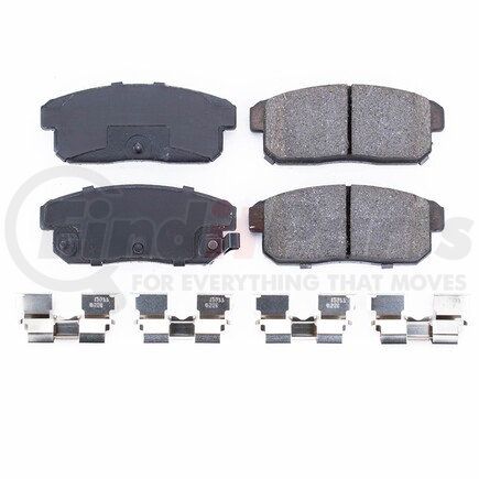 17-900 by POWERSTOP BRAKES - Z17 EVOLUTION CERAMIC BRAKE PADS W/ HARDWARE