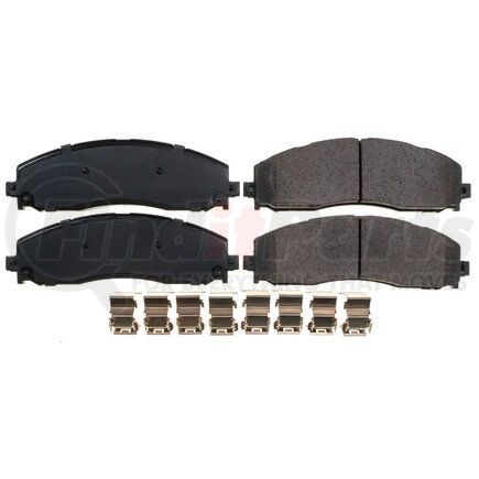 17-1691 by POWERSTOP BRAKES - Z17 EVOLUTION CERAMIC BRAKE PADS W/ HARDWARE