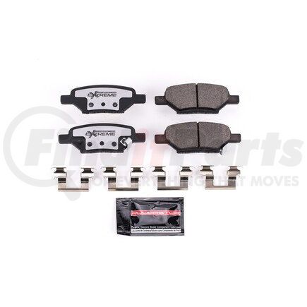 Z261033 by POWERSTOP BRAKES - Z26 STREET PERFORMANCE CARBON-FIBER CERAMIC BRAKE PADS W/ HARDWARE