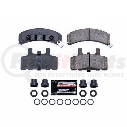 Z23369 by POWERSTOP BRAKES - Z23 EVOLUTION SPORT CARBON-FIBER BRAKE PADS W/ HARDWARE