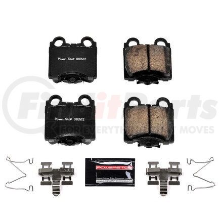 Z23771 by POWERSTOP BRAKES - Z23 EVOLUTION SPORT CARBON-FIBER BRAKE PADS W/ HARDWARE