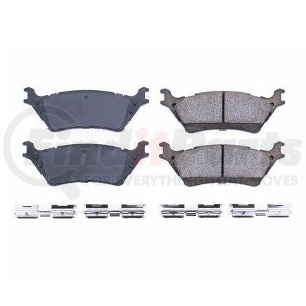 17-1602 by POWERSTOP BRAKES - Z17 EVOLUTION CERAMIC BRAKE PADS W/ HARDWARE