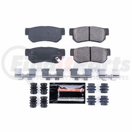 Z23813 by POWERSTOP BRAKES - Z23 EVOLUTION SPORT CARBON-FIBER BRAKE PADS W/ HARDWARE