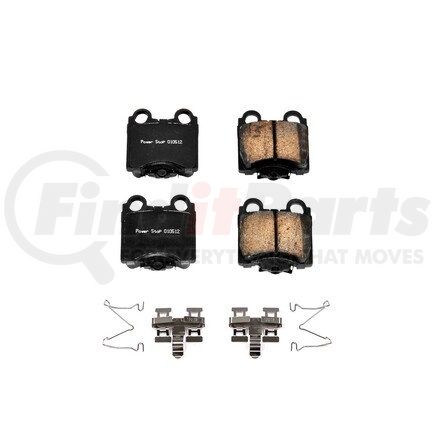 17-771 by POWERSTOP BRAKES - Z17 EVOLUTION CERAMIC BRAKE PADS W/ HARDWARE