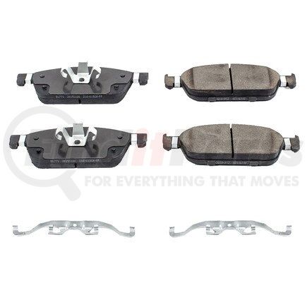 17-1771 by POWERSTOP BRAKES - Z17 EVOLUTION CERAMIC BRAKE PADS W/ HARDWARE