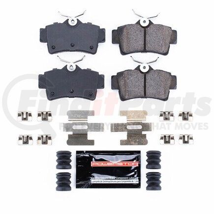 Z23627A by POWERSTOP BRAKES - Z23 EVOLUTION SPORT CARBON-FIBER BRAKE PADS W/ HARDWARE