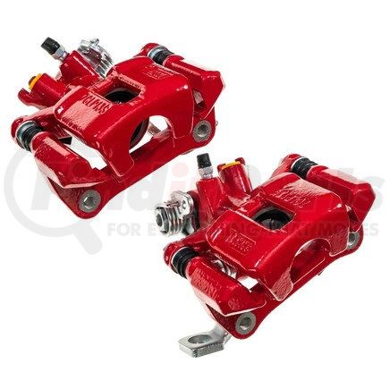 S1556 by POWERSTOP BRAKES - Red Powder Coated Calipers