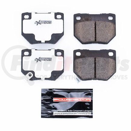 Z26461 by POWERSTOP BRAKES - Z26 STREET PERFORMANCE CARBON-FIBER CERAMIC BRAKE PADS W/ HARDWARE