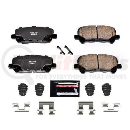 Z231585 by POWERSTOP BRAKES - Z23 EVOLUTION SPORT CARBON-FIBER BRAKE PADS W/ HARDWARE