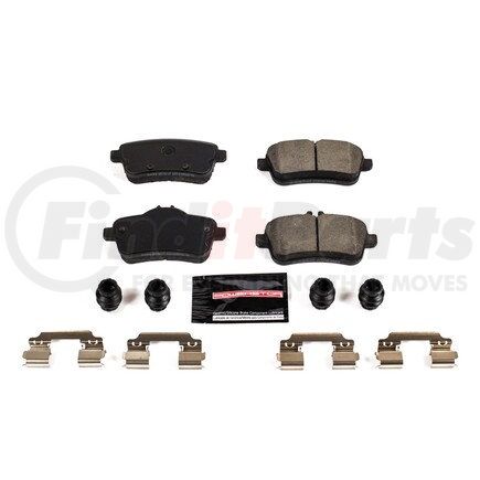 Z231630A by POWERSTOP BRAKES - Z23 EVOLUTION SPORT CARBON-FIBER BRAKE PADS W/ HARDWARE