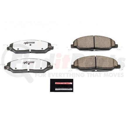 Z261081 by POWERSTOP BRAKES - Z26 STREET PERFORMANCE CARBON-FIBER CERAMIC BRAKE PADS W/ HARDWARE