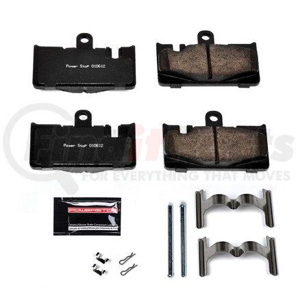 Z23871 by POWERSTOP BRAKES - Z23 EVOLUTION SPORT CARBON-FIBER BRAKE PADS W/ HARDWARE