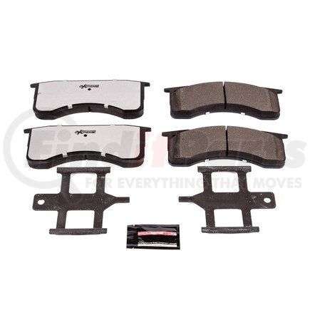 Z36769 by POWERSTOP BRAKES - Z36 TRUCK & TOW CARBON-FIBER CERAMIC BRAKE PADS W/ HARDWARE