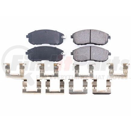 17-815A by POWERSTOP BRAKES - Z17 EVOLUTION CERAMIC BRAKE PADS W/ HARDWARE