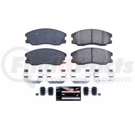 Z231264 by POWERSTOP BRAKES - Z23 EVOLUTION SPORT CARBON-FIBER BRAKE PADS W/ HARDWARE