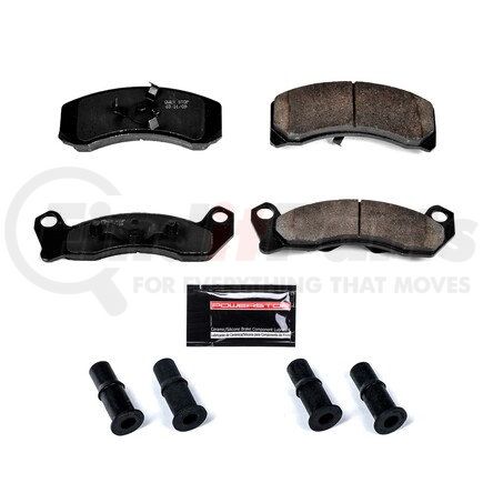 Z23499 by POWERSTOP BRAKES - Z23 EVOLUTION SPORT CARBON-FIBER BRAKE PADS W/ HARDWARE